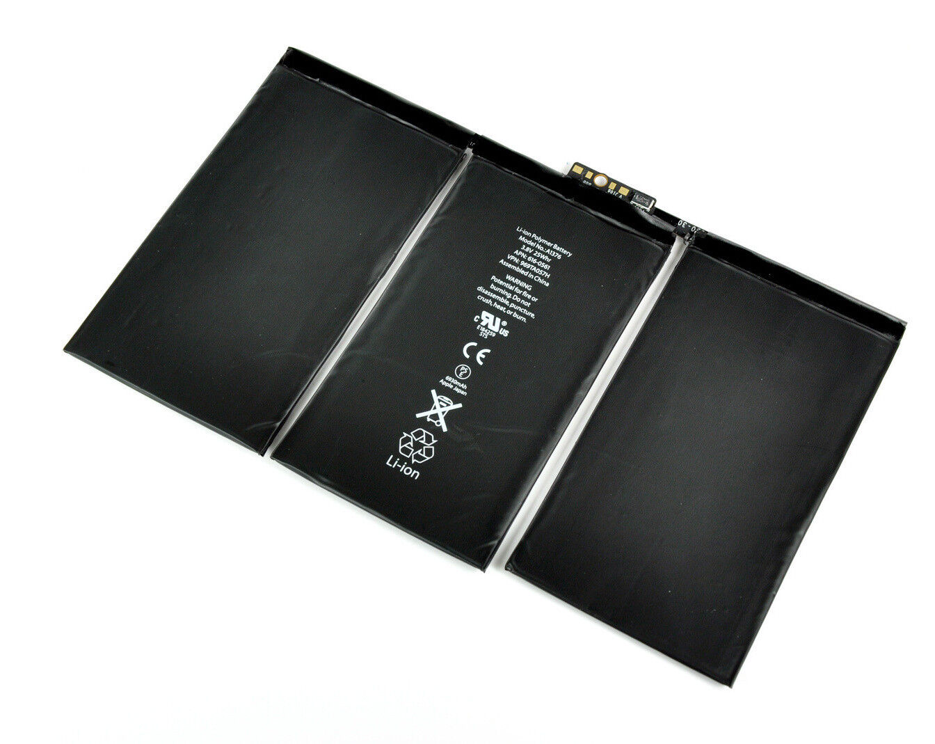 Batterie de remplacement pour iPad 2 (2e génération) A1376 A1395 A1396 A1397, 6500 mAh Batterie de remplacement pour iPad 2 (2e génération) A1376 A1395 A1396 A1397, 6500 mAh
